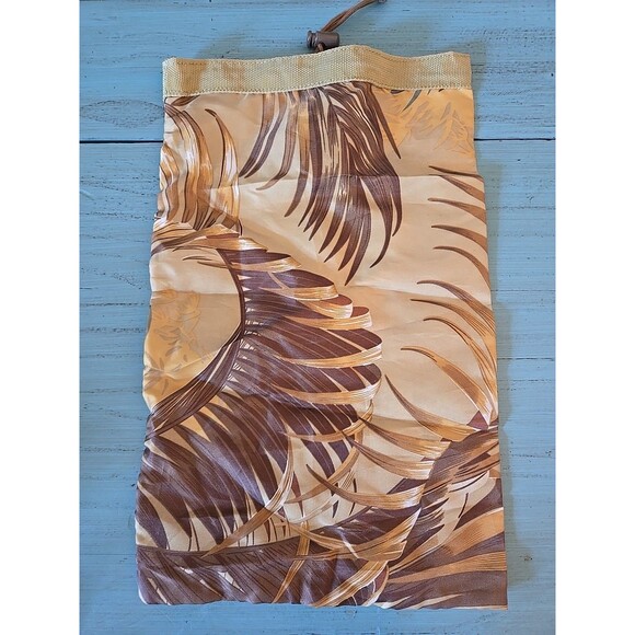 Tommy Bahama 2025 Tropical Island Palm Tree Leaves Blooms Beach Bag  Draw String - Picture 2 of 6